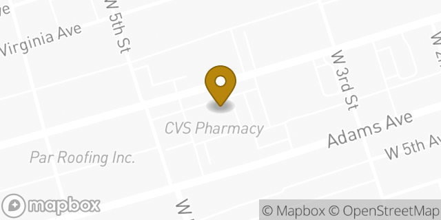 Map showing the location of CVS Pharmacy in Huntington, WV 25701