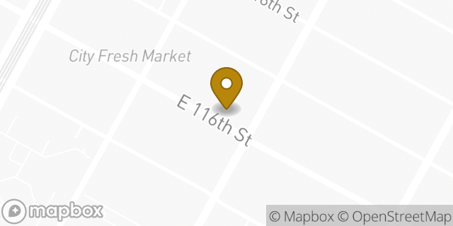 Map showing the location of Chase in New York, NY 10029