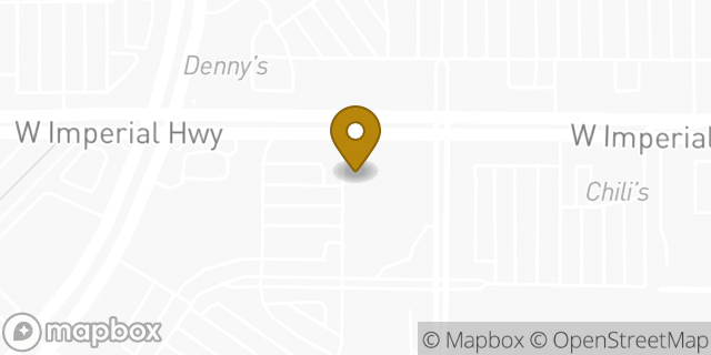 Map showing the location of Staples in La Habra, CA 90631