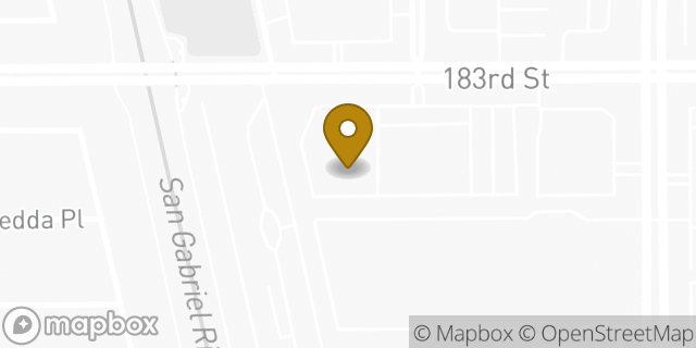 Map showing the location of Kaiser Permanente Cerritos Medical Offices in Cerritos, CA 90703
