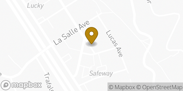 Map showing the location of Peet's Coffee in Oakland, CA 94611