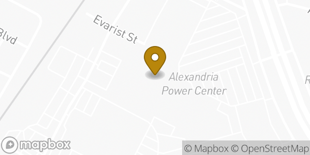 Map showing the location of FedEx ShipSite in Alexandria, LA 71301