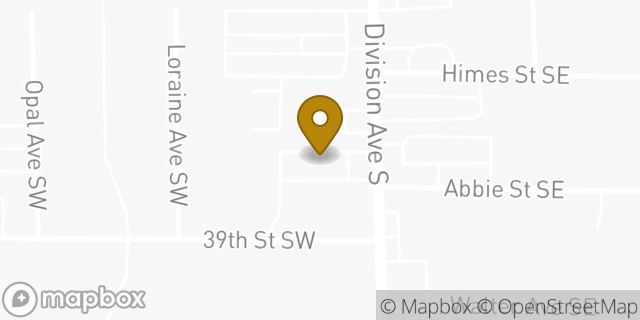 Map showing the location of McDonald's in Wyoming, MI 49548
