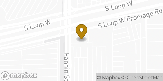 Map showing the location of McDonald's in Houston, TX 77054
