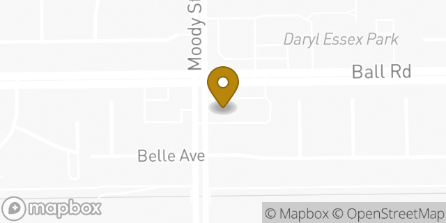Map showing the location of Amazon Locker - Florence in Cypress, CA 90630