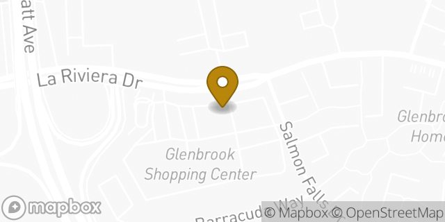 Map showing the location of Subway in Sacramento, CA 95826