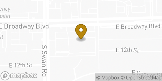 Map showing the location of Planet Fitness in Tucson, AZ 85711