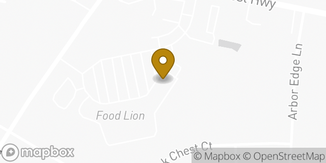 Map showing the location of Subway in Durham, NC 27703