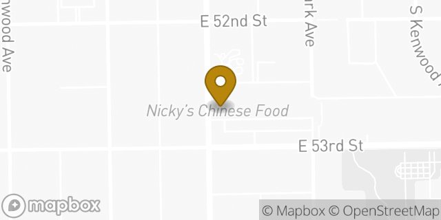 Map showing the location of Pearle Vision in Chicago, IL 60615