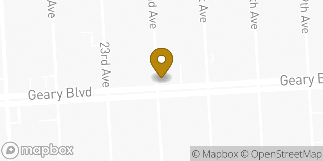 Map showing the location of The UPS Store in San Francisco, CA 94121