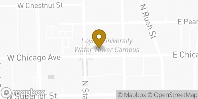 Map showing the location of McDonald's in Chicago, IL 60611