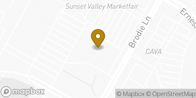 Map showing the location of Academy Sports + Outdoors in Sunset Valley, TX 78745