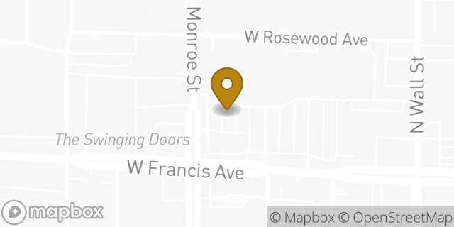 Map showing the location of Safeway in Spokane, WA 99205