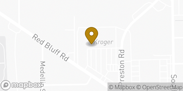 Map showing the location of Amazon Locker - Gobbler in Pasadena, TX 77506