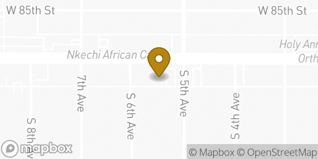 Map showing the location of AutoZone in Inglewood, CA 90305