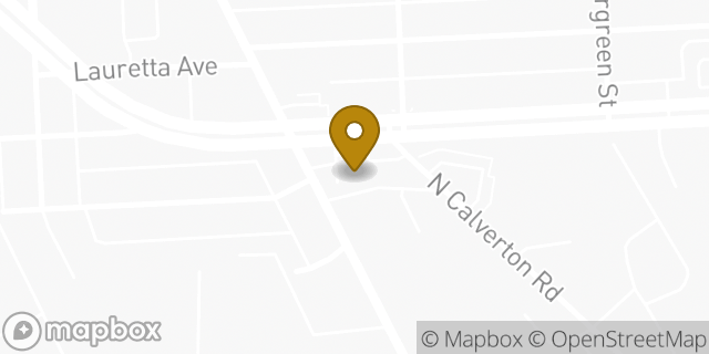 Map showing the location of Amazon Locker - Rumble in Baltimore, MD 21223