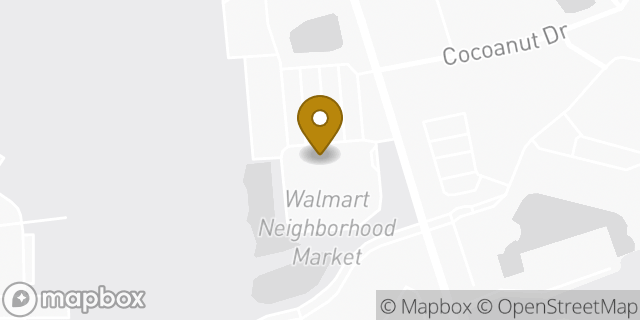 Map showing the location of Walmart Neighborhood Market in Jacksonville, FL 32224