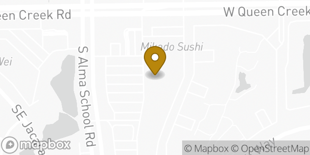 Map showing the location of Baskin-Robbins in Chandler, AZ 85248