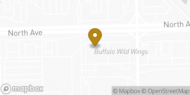Map showing the location of Starbucks in Melrose Park, IL 60160