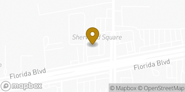 Map showing the location of Walgreens in Baton Rouge, LA 70815