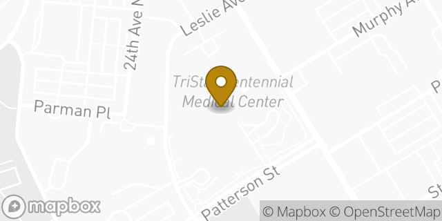 Map showing the location of Panera Bread in Nashville, TN 37203