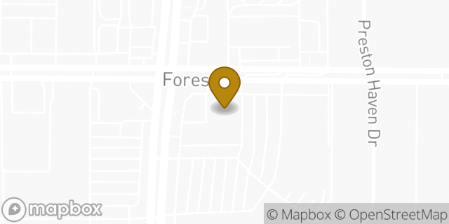 Map showing the location of Staples Print & Marketing Services in Dallas, TX 75230