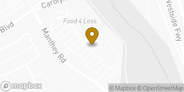 Map showing the location of Subway in Stockton, CA 95206