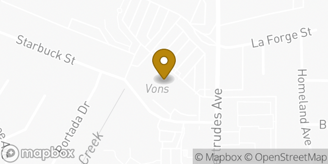 Map showing the location of Vons in Whittier, CA 90603