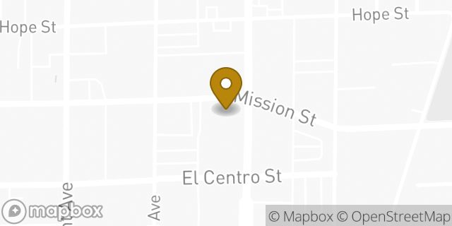 Map showing the location of Starbucks in South Pasadena, CA 91030