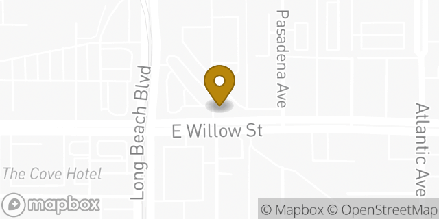 Map showing the location of Subway in Long Beach, CA 90806