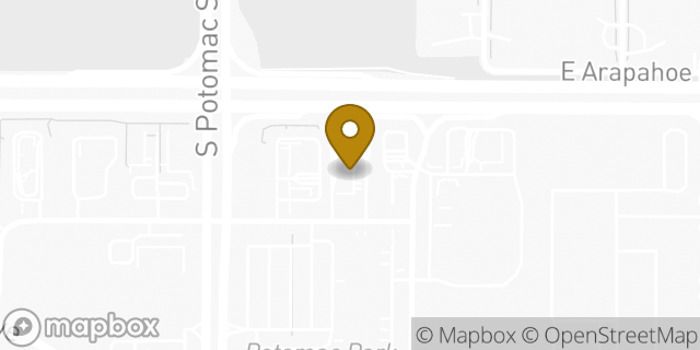 Map showing the location of Starbucks in Centennial, CO 80112