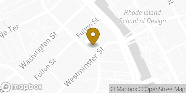Map showing the location of Starbucks in Providence, RI 02903