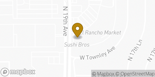 Map showing the location of Baskin-Robbins in Phoenix, AZ 85021