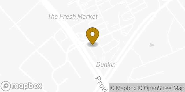 Map showing the location of Dunkin' in Charlotte, NC 28211