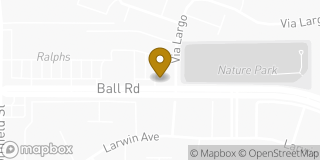 Map showing the location of Baskin-Robbins in Cypress, CA 90630