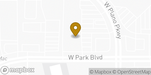 Map showing the location of FedEx ShipSite in Plano, TX 75093