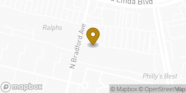 Map showing the location of Amazon Locker - Bedside in Placentia, CA 92870