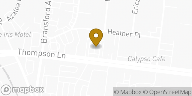 Map showing the location of Subway in Nashville, TN 37204
