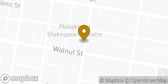 Map showing the location of The UPS Store in Philadelphia, PA 19103