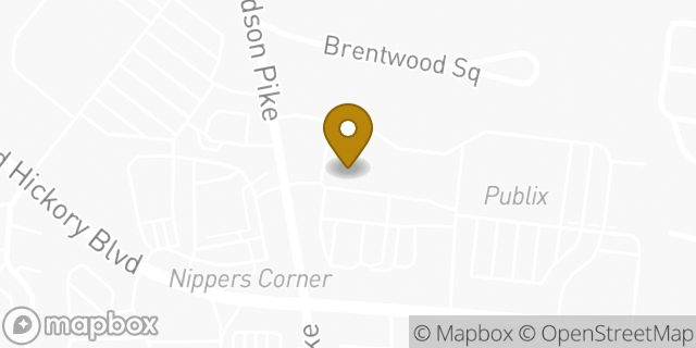 Map showing the location of Regions Bank in Nashville, TN 37211
