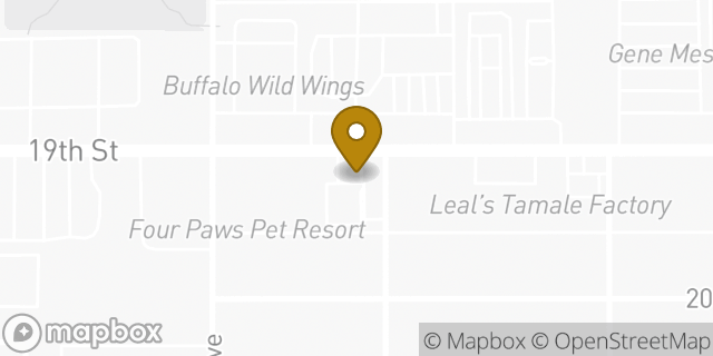 Map showing the location of Subway in Lubbock, TX 79407
