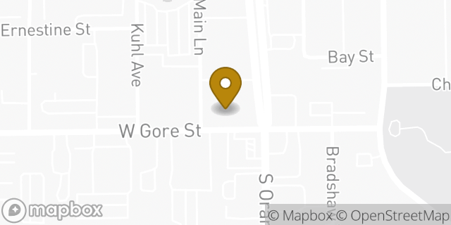 Map showing the location of Planet Fitness in Orlando, FL 32801