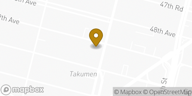 Map showing the location of Buffalo Wild Wings in Long Island City, NY 11101