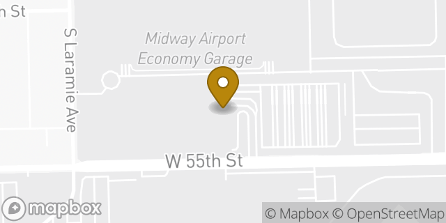 Map showing the location of Avis Car Rental in Chicago, IL 60638