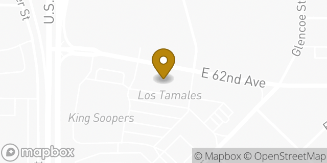 Map showing the location of The UPS Store in Commerce City, CO 80022