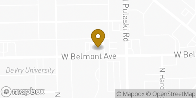 Map showing the location of McDonald's in Chicago, IL 60641