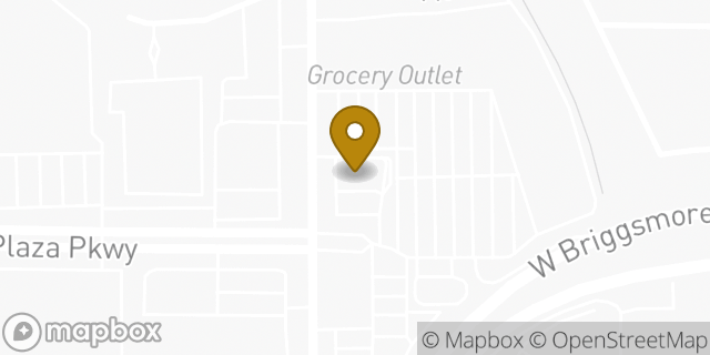 Map showing the location of McDonald's in Modesto, CA 95350