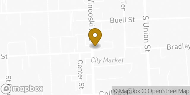 Map showing the location of The UPS Store in Burlington, VT 05401