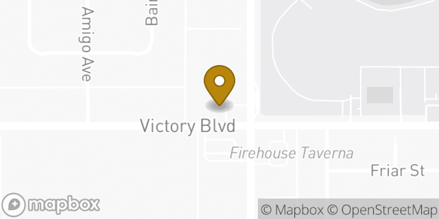 Map showing the location of 7-Eleven in Reseda, CA 91335