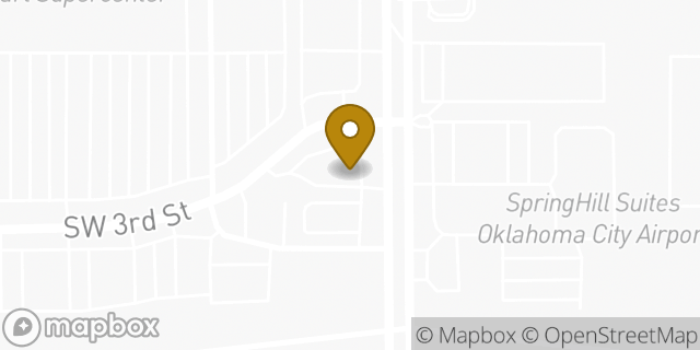 Map showing the location of McDonald's in Oklahoma City, OK 73128